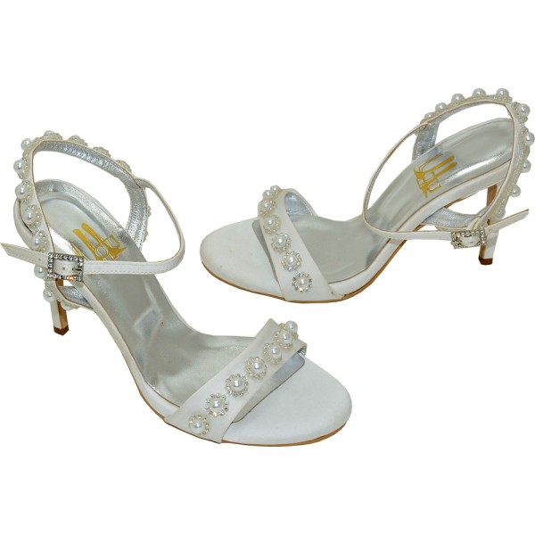 Aelia Lou bridal sandals