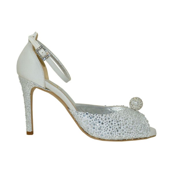 Cassandra strass Lou bridal sandals