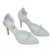 Lorena pearls Lou bridal pumps