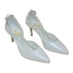 Gigi Lou bridal pumps