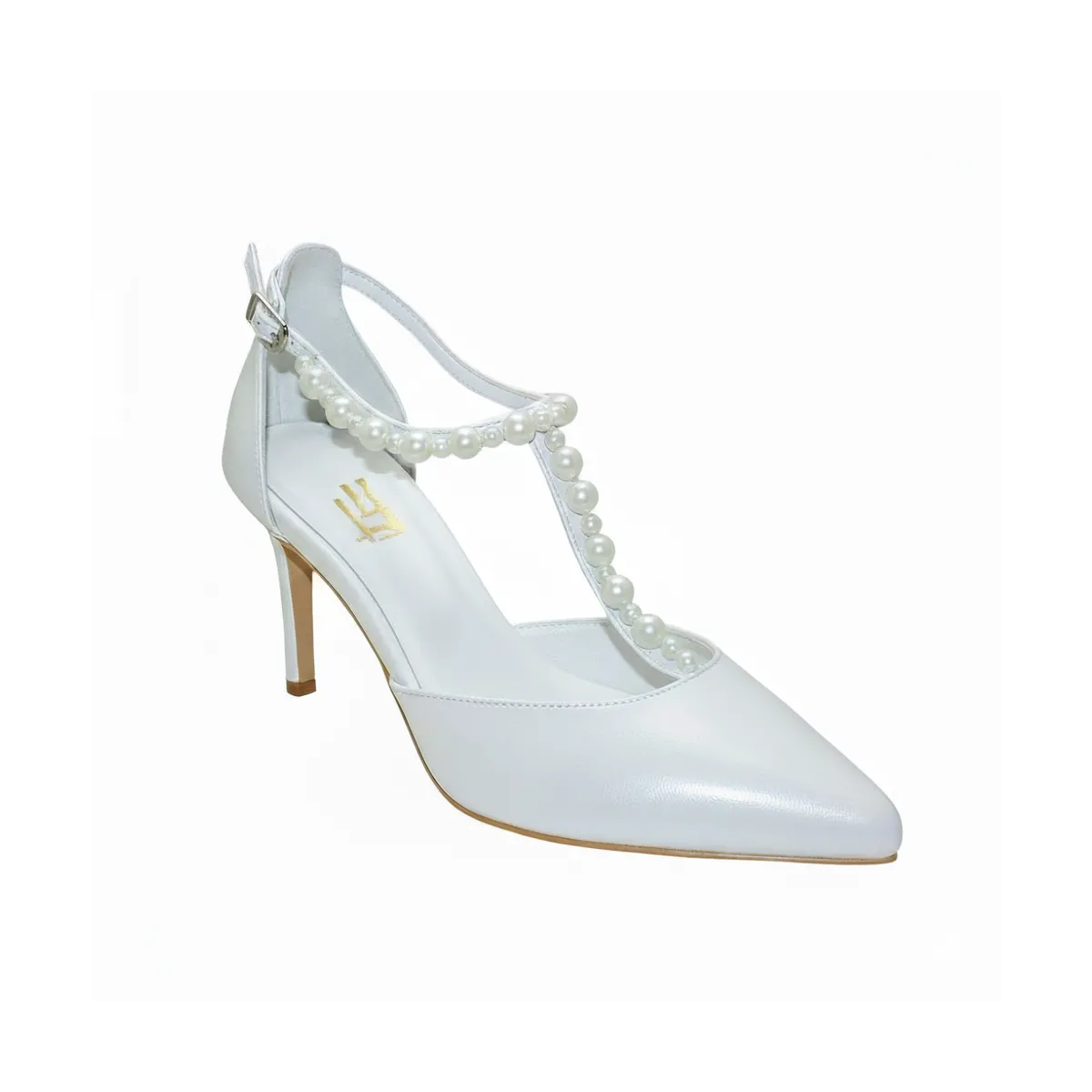 Gigi Lou bridal pumps