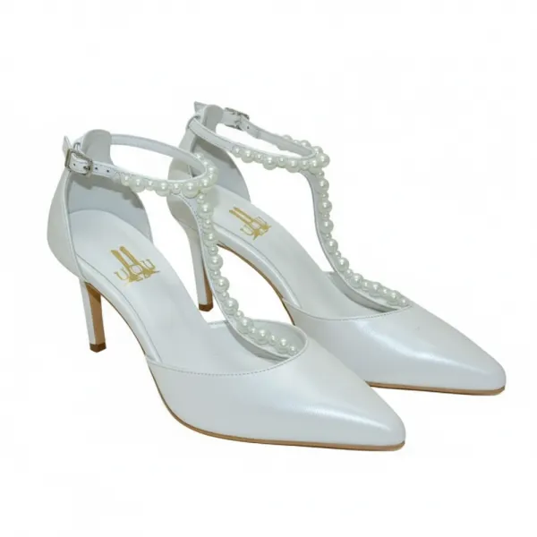 Gigi Lou bridal pumps
