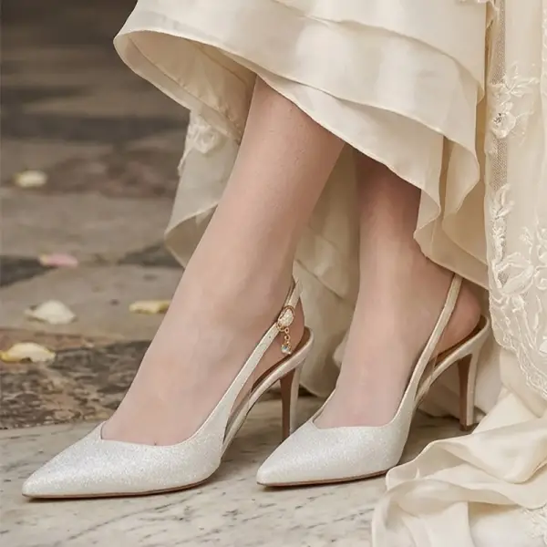 Ianthe Lou bridal pumps