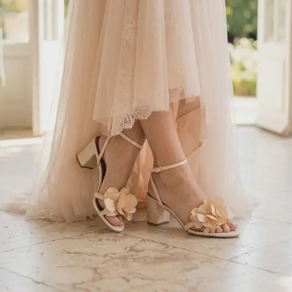 Rosella 60 Lou bridal sandals