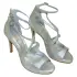 Beverly silver Lou bridal evening sandals