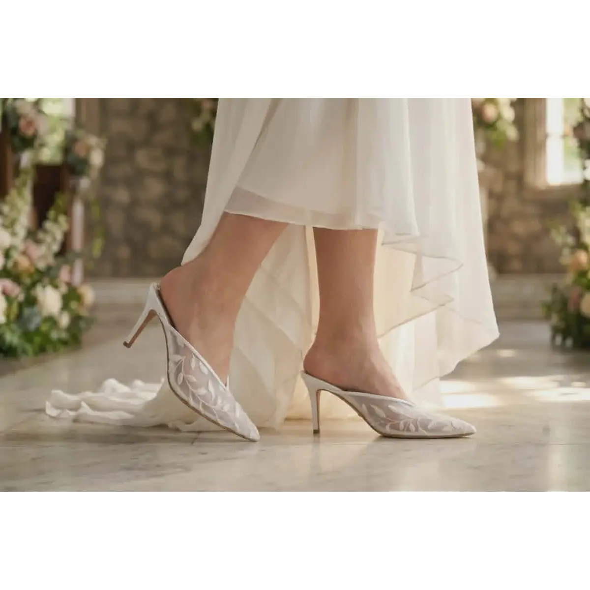 Lou bridal pumps Novielle