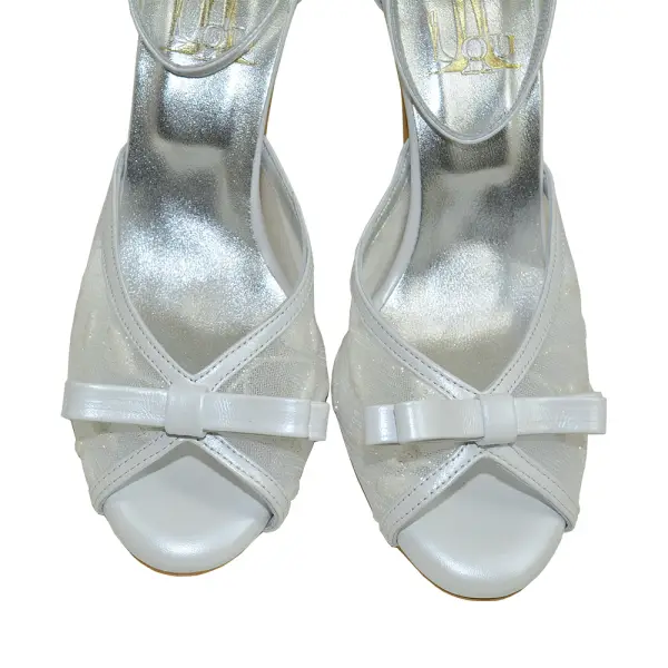 Lorenza Lou bridal sandals