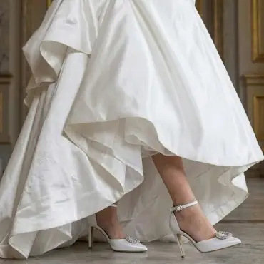 Elvira Lou bridal evening pumps