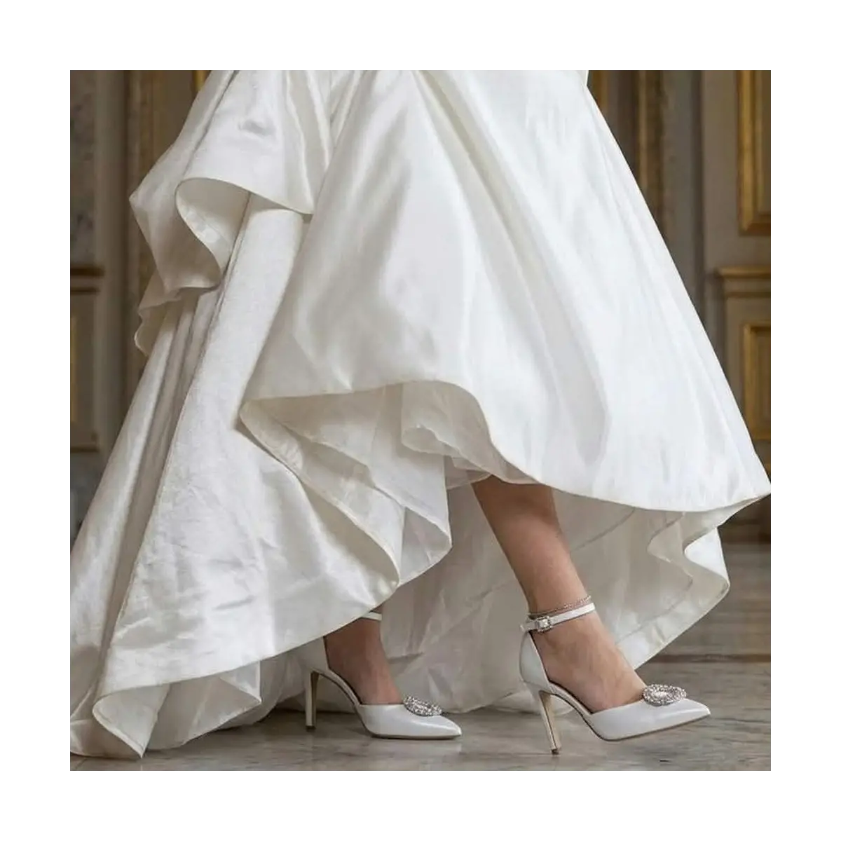 Elvira Lou bridal evening pumps