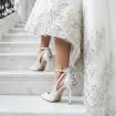 Christia pearls Lou bridal pumps