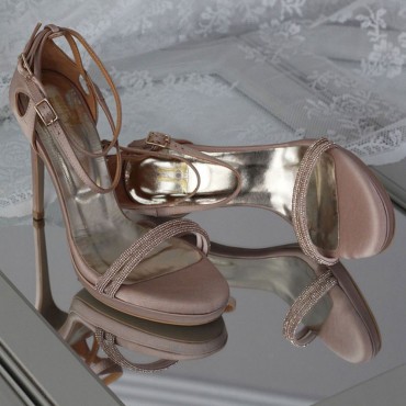 Denise Lou bridal evening sandals
