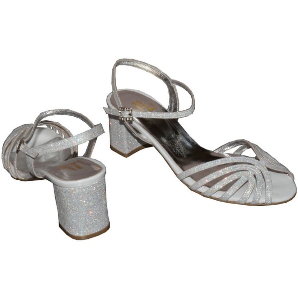 Alexia Lou bridal sandals