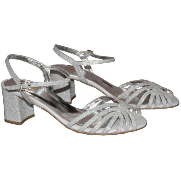 Alexia Lou bridal sandals
