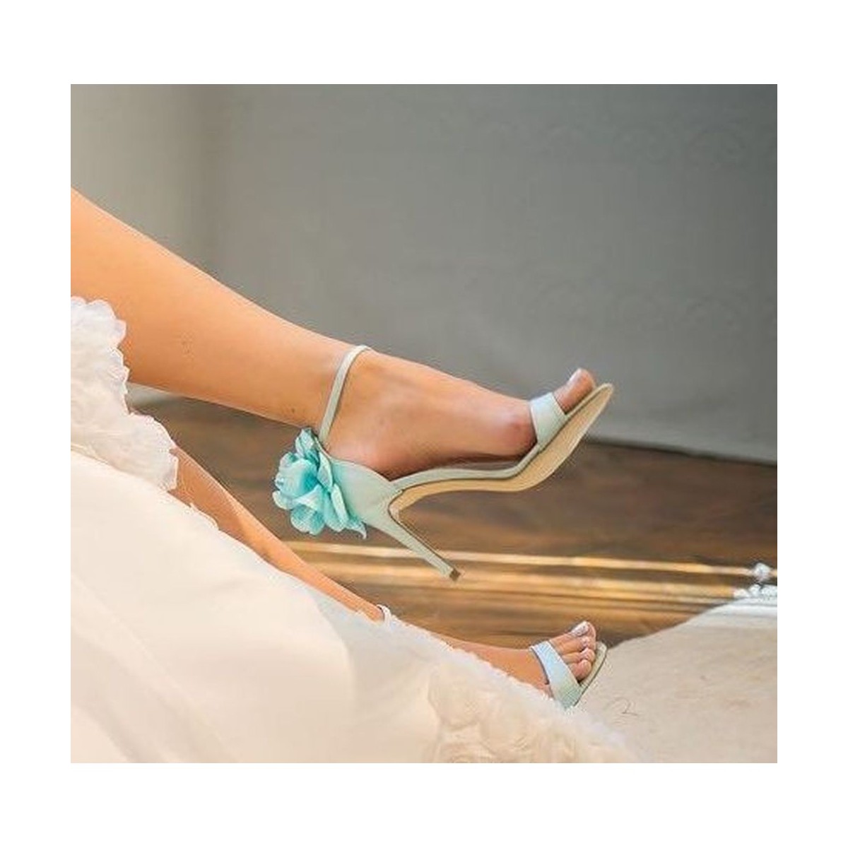 Lou bridal-evening sandals Peony