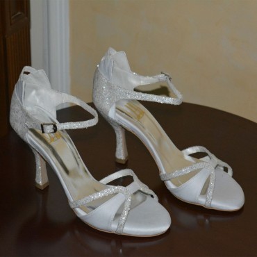 Aristea Lou bridal sandals