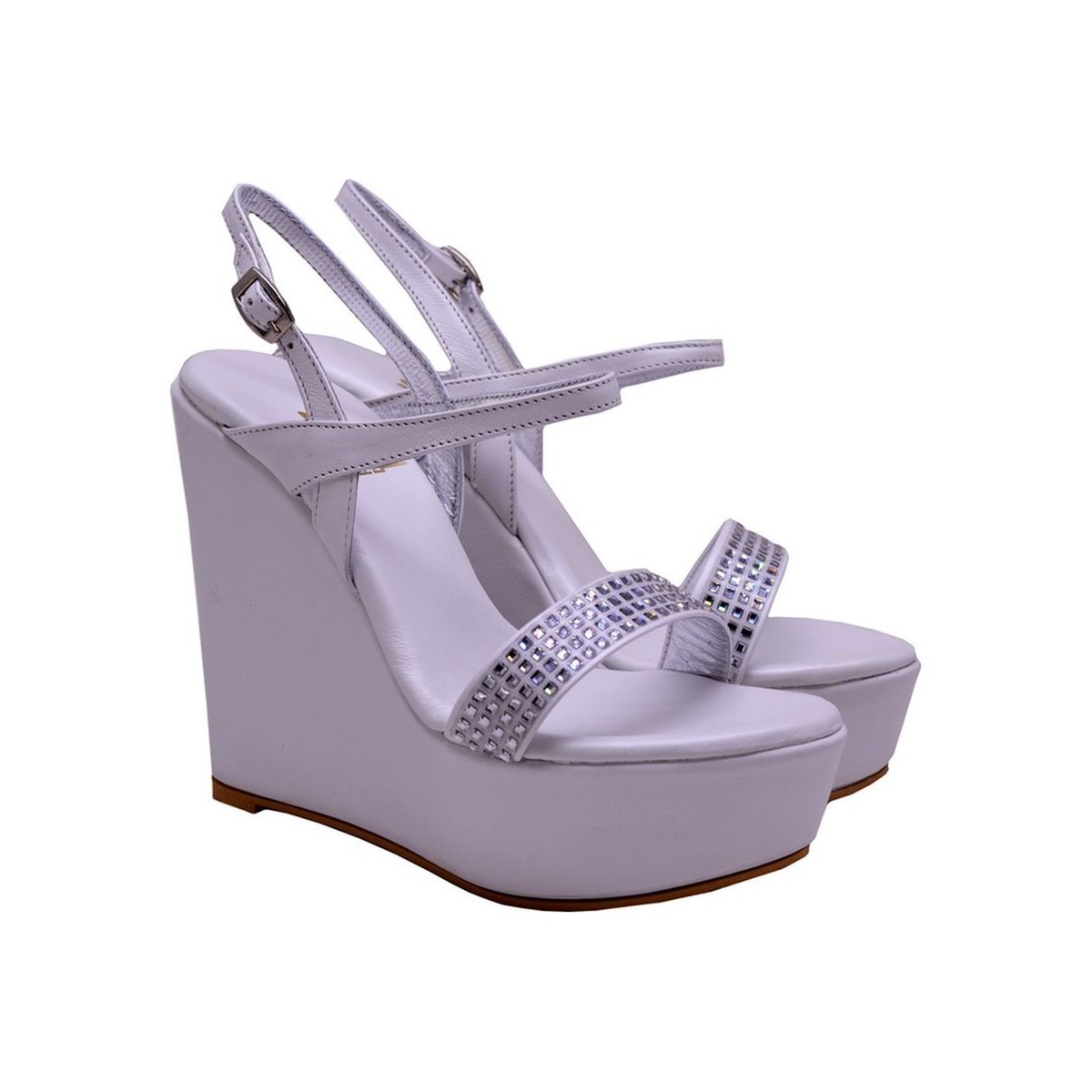 Lou bridal wedge sandals Eva