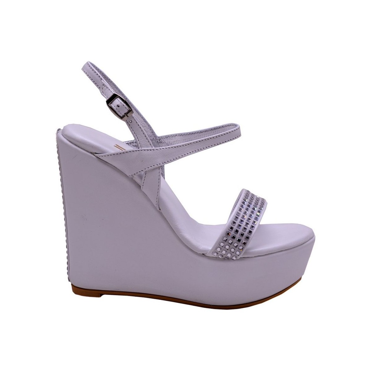 Lou bridal wedge sandals Eva