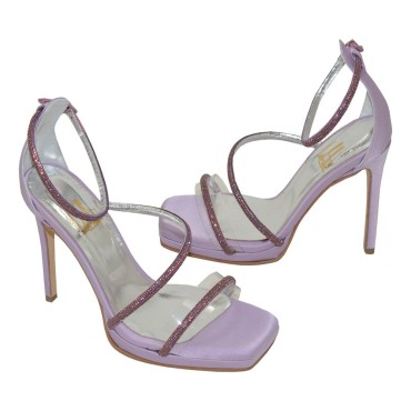 Dolly lavender Lou bridal evening sandals